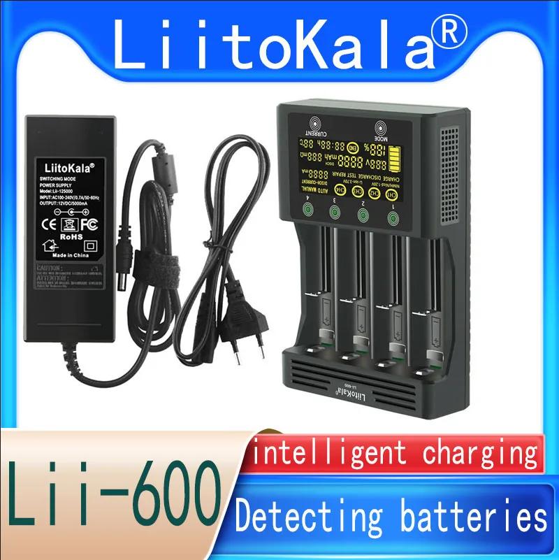 LiitoKala Lii-600 Lii-500 Lii-S8 Lii-PD4 Lii-PD2 ͸ Ʈ , 3.7V 18650 18350 21700 18500 14500 1.2V AA AAA